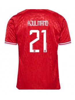 Danska Morten Hjulmand #21 Domaci Dres EP 2024 Kratak Rukavima Danska Morten Hjulmand #21 Domaci Dres EP 2024 Kratak Rukavima